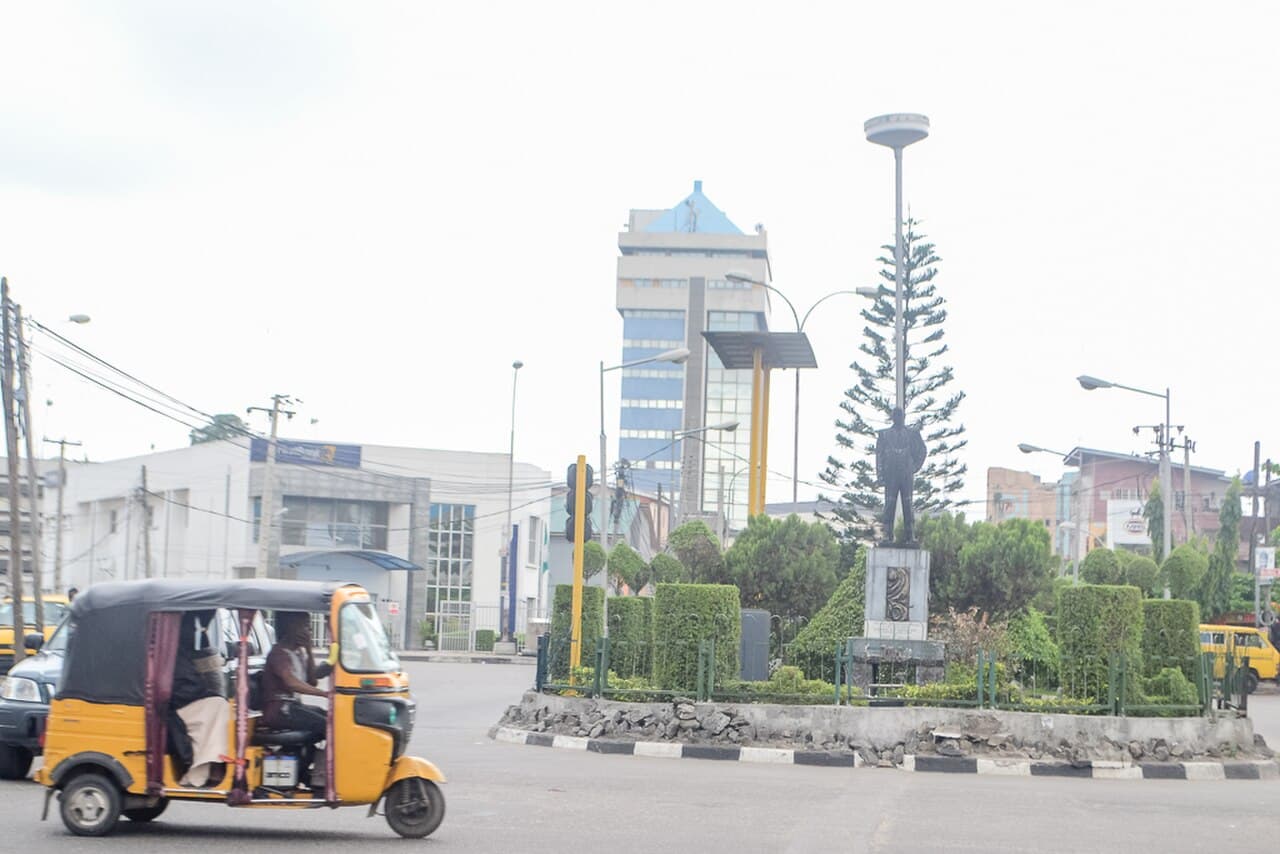 Street-level Sabo Yaba, Lagos context for Corri housing tasks